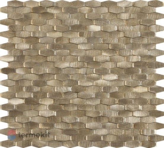 Металлическая Мозаика Dune Mosaico 187707 Halley Gold 28,4x30