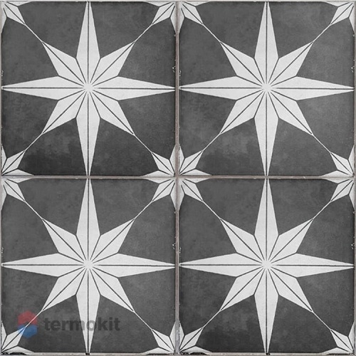 Керамогранит Etili Seramik Scintilla Night Black Pre-cut 45x45