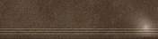 Ступень Керамика Будущего Кодру шоколад с насечками PR 30x120