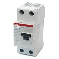 УЗО ABB H202 AC-25/0,3 2-х полюсное 25A 300mA 2 модуля Артикул: 2CSF202003R3250