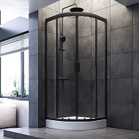 Душевой уголок AM.PM Gem 2000x800x800 черный матовый W90G-401-080BT