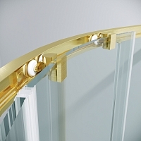 Душевой уголок Grossman Cosmo 1950x1000x1000 золото сатин 301.K33.02.1010.32.00