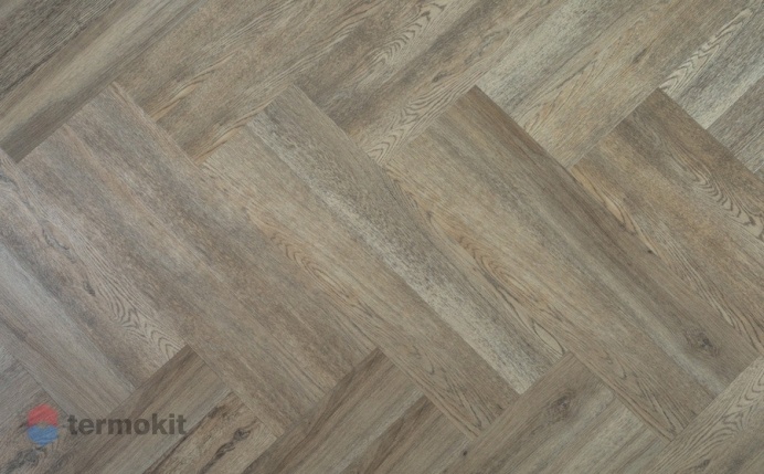 Кварцвиниловая плитка Vinilam Parquet Herringbone Северный Паркет IS11133