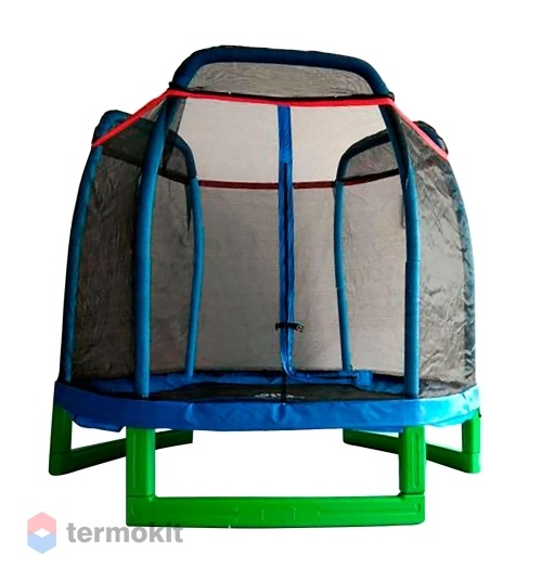 Батут DFC Jump Kids 7' синий, сетка 210см 7FT-JD-B