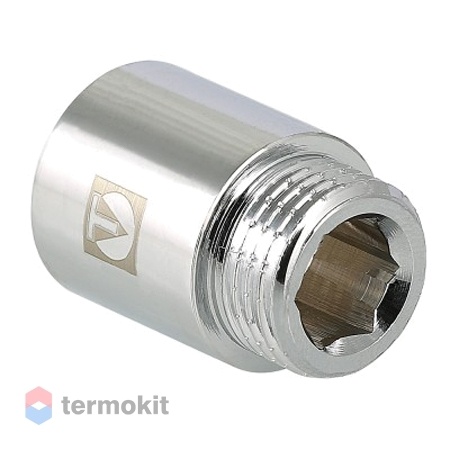 Valtec Фитинг резьбовой удлинитель хромированный ВН 1/2" х 30 мм