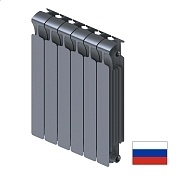 БиМеталлические радиаторы Rifar Monolit Ventil 500 с нижним подключением Титан