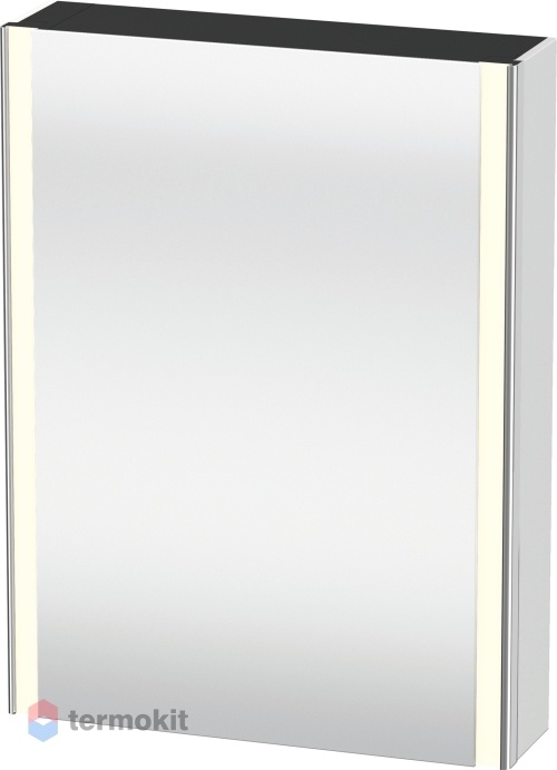 Зеркальный шкаф Duravit XSquare 60 с подсветкой белый XS7111L1818