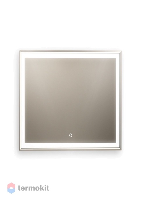 Зеркало Art&Max ZOE 80 с подсветкой подвесное AM-Zoe-800-800-DS-F