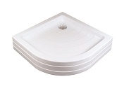 Душевой поддон Ravak Ronda 80x80 PU самонесущий с панелью, белый