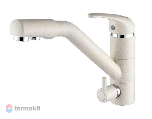 Смеситель для кухни Paulmark Hessen бежевый He213017-328