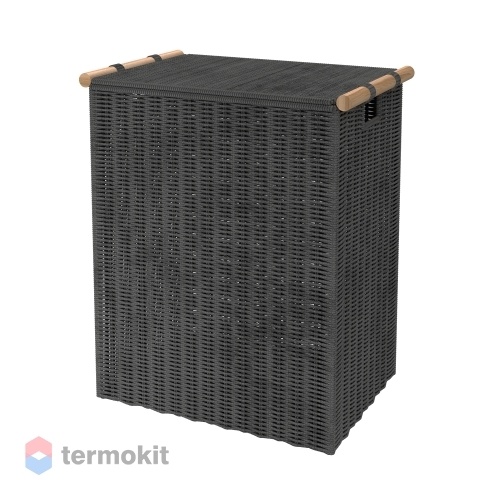 Корзина для белья WasserKRAFT Gollach серый WB-330-L