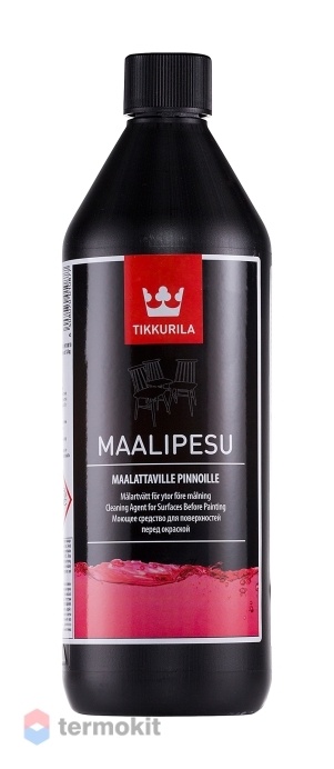 Tikkurila Maalipesu, Щелочное моющее средство для очистки и предварительной обработки внутренних и наружных поверхностей перед окраской,1л