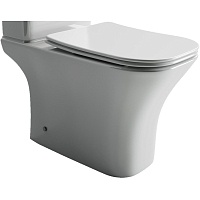 Чаша унитаза напольная Ceramica Nova Alfa с сиденьем микролифт CN9002-B