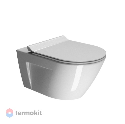 Унитаз подвесной GSI NORM с сиденьем микролифт 861511+FISR2+MS86CSN11