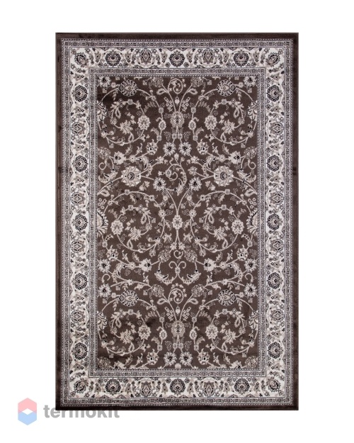 Ковёр Merinos Valencia Deluxe 200x500 прямоугольный коричневый/кремовый d251