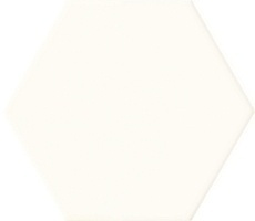 Керамическая плитка Tubadzin Burano W-white hex настенная 11x12.5