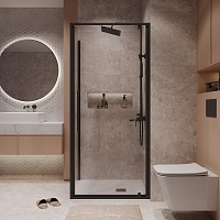 Душевой уголок Niagara Nova 1950x1000x800 черный матовый NG-85-10AB-A80B-34