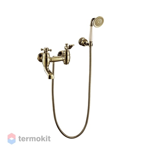 Смеситель для ванны и душа Timo Lina 7034/02Y antique