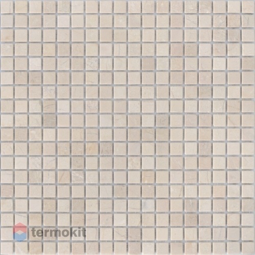 Мозаика Caramelle Mosaic Pietrine 4mm Crema Marfil Pol (1,5x1,5) 30,5x30,5