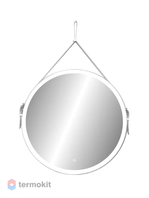 Зеркало Континент Milenium White 80 с подсветкой белый ЗЛП1706