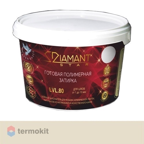 Затирка Диамант полимерная Diamant Star 808 мокасиновый (2 кг)