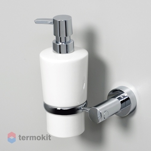 Дозатор WasserKRAFT хром/белый K-28299
