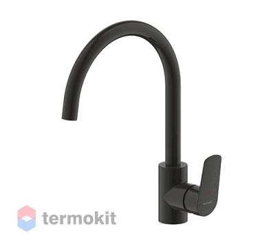 Смеситель для кухни Bravat Rhein черный F7429564BW-ENG