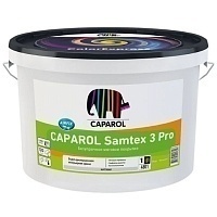 CAPAROL SAMTEX 3 Pro краска латексная для стен и потолков, матовая, база 1 (1,25л)