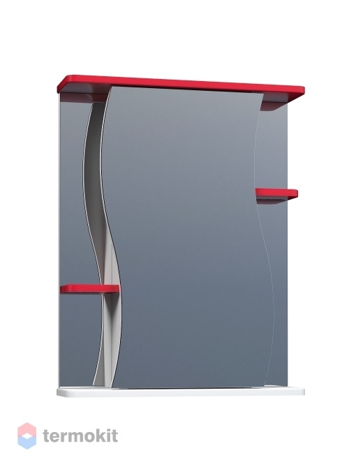 Зеркальный шкаф VIGO Alessandro 55 подвесной красный zsh.ALE.55 крас