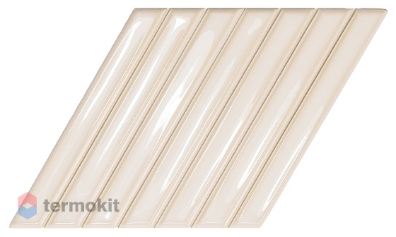 Керамическая плитка Wow Spike Bars B Deep White настенная 15х25,9