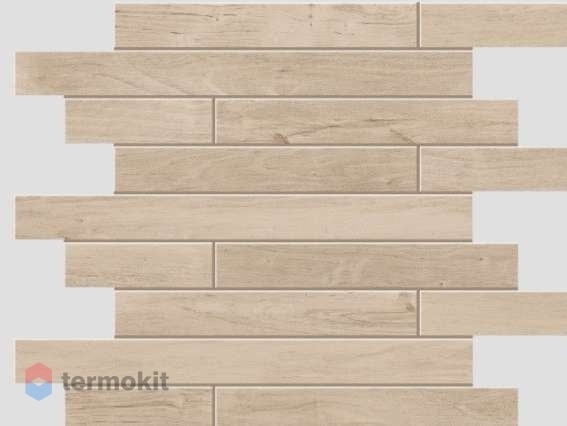 Керамогранит Эстима Soft Wood SF02 Muretto мозаика 30x35 Непол.