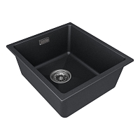Мойка для кухни Paulmark LUMI чёрный матовый LU41-BL