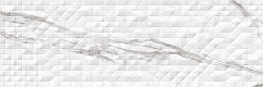 Керамическая плитка Arcana Midnight Debus Blanco (8Y3C) настенная 25х75