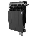 БиМеталлические радиаторы Royal Thermo Biliner Noir Sable 350 VR с нижним подключением
