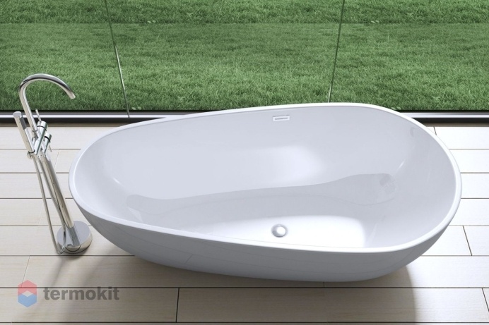 Акриловая ванна ART&MAX 1670x845 белый глянец AM-506-1670-845