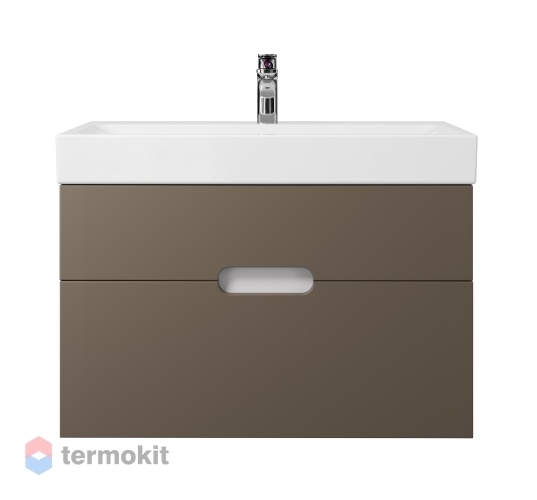 Тумба под раковину Creto Malibu 80 подвесная capuchino 7-1078Cap