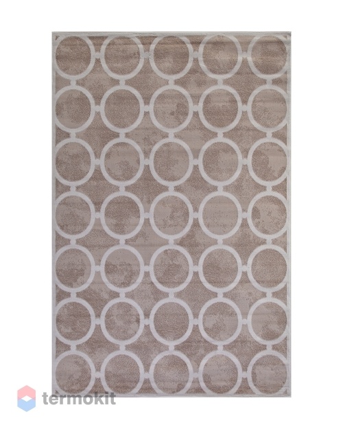 Ковёр Merinos Sierra 100x200 прямоугольный бежевый/тёмно-кремовый D713