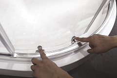 Душевой уголок Cezares Anima 2000x1200x1000 (рифленое стекло) левый хром ANIMA-W-RH-2-120/100-P-Cr-L