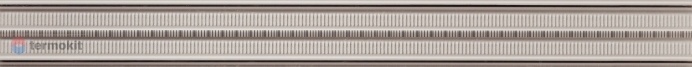 Керамическая плитка Tubadzin Abisso L-Abisso grey бордюр  7,2x74,8