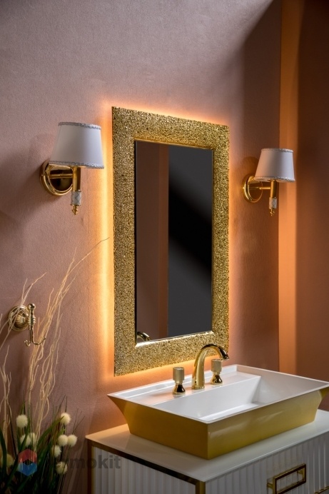 Зеркало Armadi Art NeoArt Linea 75 золото 533