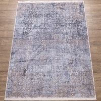 Ковёр Kitroom Doku 80x150 прямоугольный серый B167E