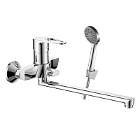 Смеситель для ванны и душа DECOROOM хром DR70043