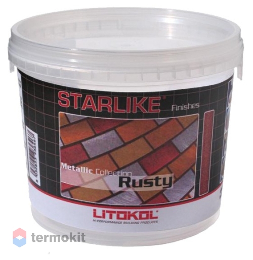 Затирочная смесь (добавка) Litokol Starlike Rusty (красный металлик) 200г