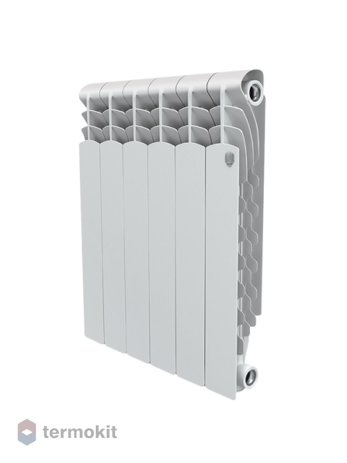 Алюминиевый радиатор Royal Thermo Revolution 500 \ 04 секции \ с боковым подключением