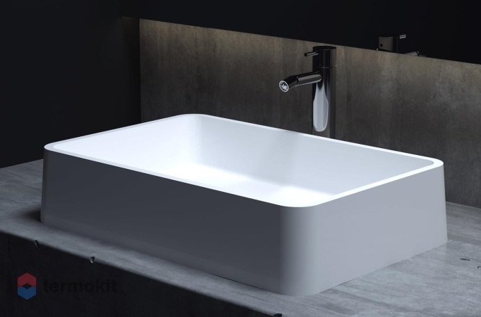 Раковина Salini Gloria 307 Solix белый матовый 595х395 1102207M