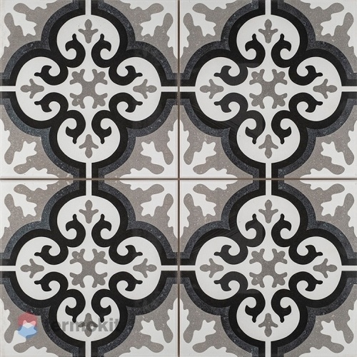 Керамогранит Etili Seramik Manisa Black Pre-cut 45x45