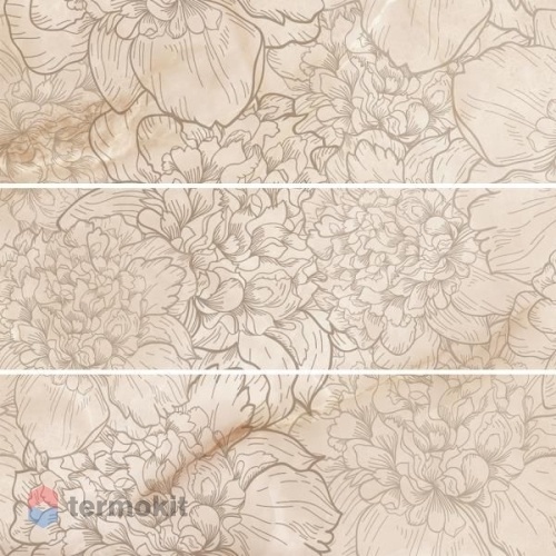 Керамическая плитка Cersanit Ivory Панно бежевый (IV2U013) 75x75