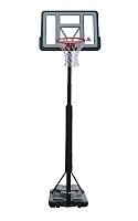 Баскетбольная мобильная стойка DFC STAND44PVC3 110x75cm ПВХ раздвиж.регулировка