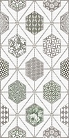Керамическая плитка Azori Devore Light geometria декор 31,5х63