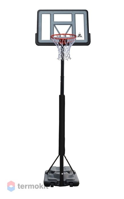 Баскетбольная мобильная стойка DFC STAND44PVC3 110x75cm ПВХ раздвиж.регулировка